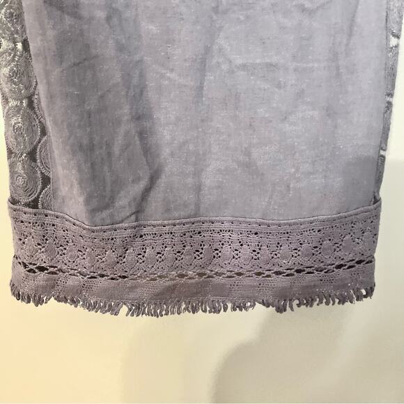 Y2K Vivienne Tam Runway Lace Cutout Sheer Panel Dress 4 Boho Coquette Romantic - Picture 10 of 12